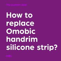 How to replace a silicone strip in Omobic handrims video teaser