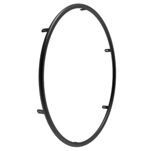 Omobic Black hard anodized aluminium Pushrims for wheelchairs