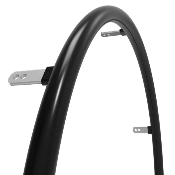 Omobic Dipped aluminium lizard grip pushrims for wheelchairs