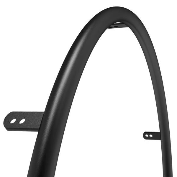 Omobic Standard aluminium black anodized Pushrims for wheelchairs
