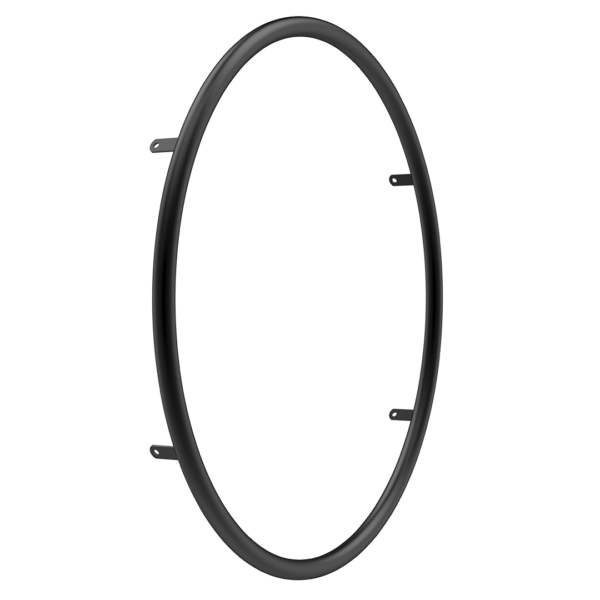 Omobic Ultralight aluminium black hard anodized Pushrims for wheelchairs