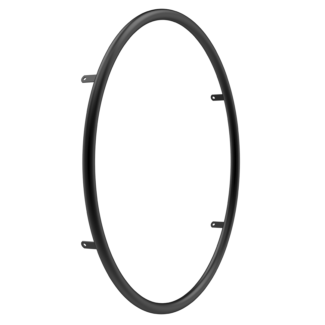 Omobic Ultralight aluminium black hard anodized Pushrims for wheelchairs