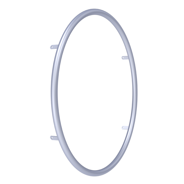 Omobic Ultralight aluminium silver anodized pushrims for wheelchairs